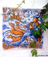 Azulejo pueblo blanco
